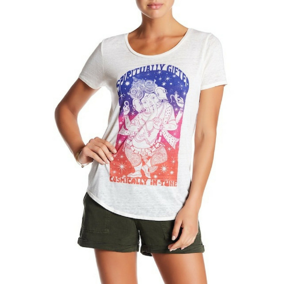 Lucky Brand Tops - NWT Lucky Brand Spiritual Elephant Tee
